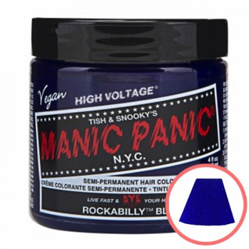MANIC PANIC HIGH VOLTAGE CLASSIC CREAM FORMULAR HAIR COLOR (32 ROCKABILLY BLUE)